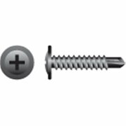 STRONG-POINT 8-18 x 1.25 in. Phillips Modified Truss R-W Head Screws Black Oxide Coated, 5PK M85B